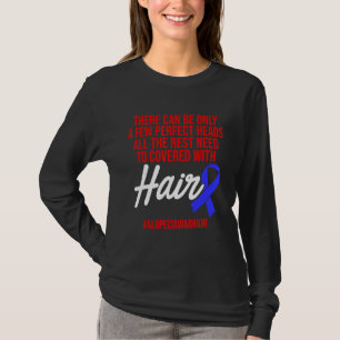 Camiseta Alopecia Sensibilização Cabelo Perdido Guerreiro C
