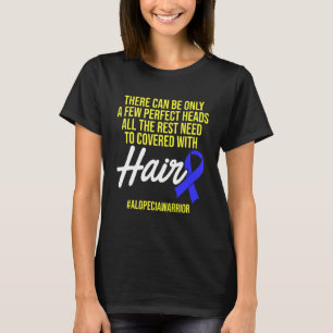 Camiseta Alopecia Sensibilização Cabelo Perdido Guerreiro C