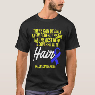 Camiseta Alopecia Sensibilização Cabelo Perdido Guerreiro C