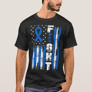 Camiseta Alopecia Sensibilização Patriótica Estados Unidos 