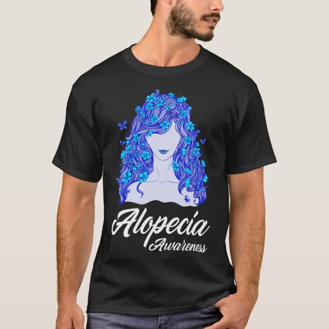 Camiseta Alopecia Warrior Hair Losor Warrior Alopecia Aware (Frente)