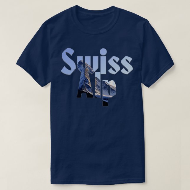 Camiseta Alp Suíça (Frente do Design)
