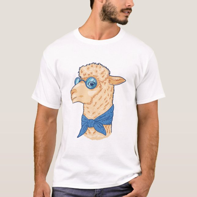Camiseta Alpaca Adorável (Frente)