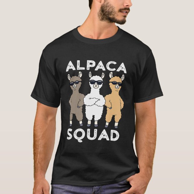 Camiseta Alpaca Alpaca Squad (Frente)