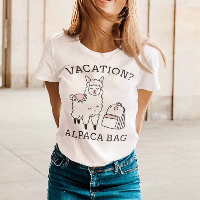 Camiseta Alpaca Bag (vacation? alpaca bag t-shirt)