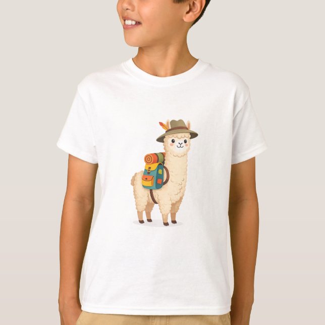 Camiseta Alpaca de Aventura (Frente)