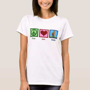 Camiseta Alpaca do amor da paz