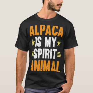 Camiseta Alpaca é o meu espírito animal, eu alpaca