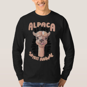 Camiseta Alpaca É O Meu Espírito Animal Huacaya Lama Pako A