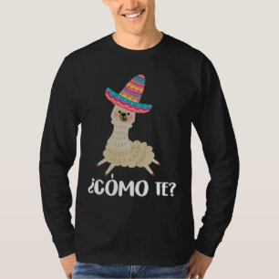 Camiseta Alpaca Espanhola Cinco De Maio Crianças Como Você