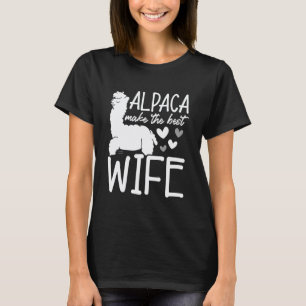 Camiseta Alpaca Faz A Melhor Esposa Amante de Lhama Alpaca
