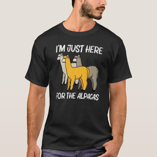 Camiseta Alpaca For Men Women Camelid Mammal Animal (Frente)