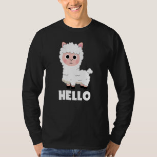 Camiseta Alpaca Lama Animais Alpaca Baby Dizendo 1