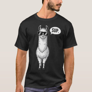 Camiseta Alpaca Lhama com Óculos de Sol – Sup Animal Divert