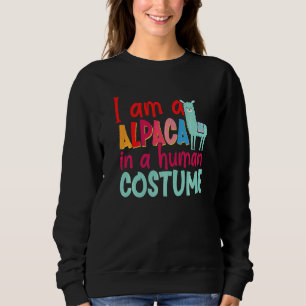 Camiseta Alpaca Llama Sou Alpaca Em Um Fato Humano