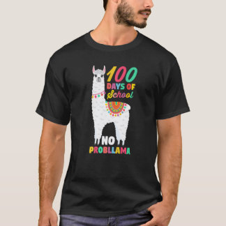 Camiseta Alpaca Llama Student Teacher 100 Days Of School No