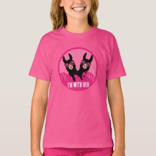 Camiseta Alpaca llama Twins