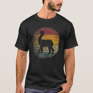 Camiseta Alpaca Llama Vintage - Refletor Silhouette 7