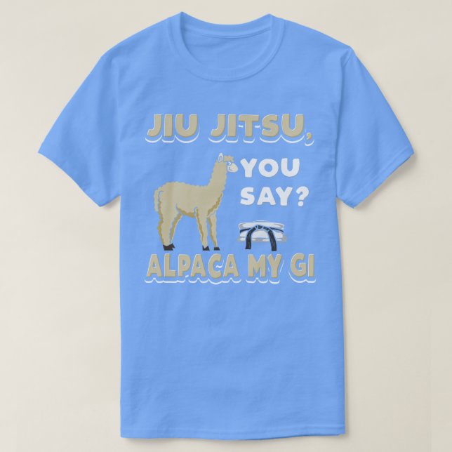 Camiseta Alpaca my gi brasileiro jiu jitsu (Frente do Design)