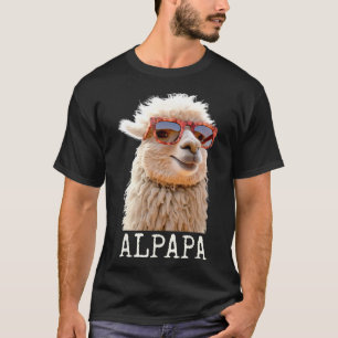 Camiseta Alpaca Papa Alpapa Lama Pai Alpaca Pai Fath