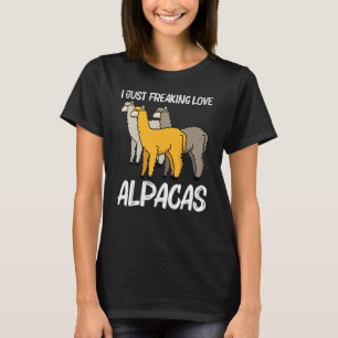 Camiseta Alpaca Para Homens Mulheres Camelid Mamíferos 5