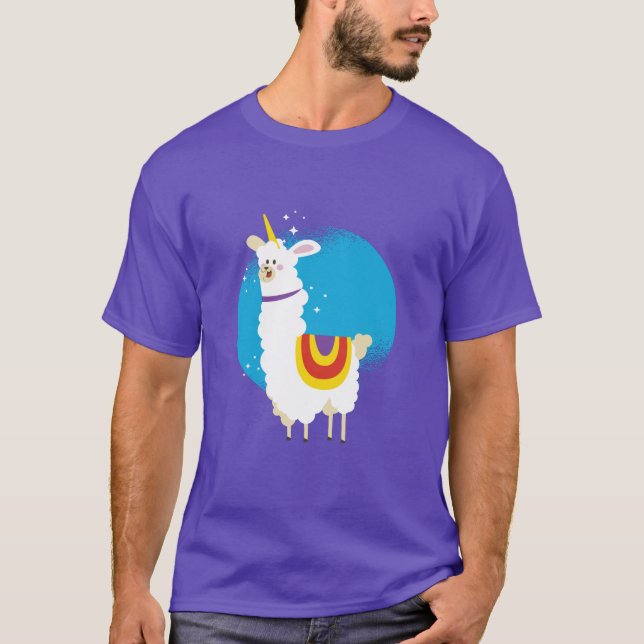 Camiseta Alpaca Unicorn (Frente)