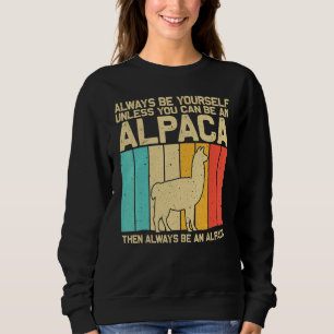 Camiseta Alpaca Vintage Para Homens Mulheres Crianças Menin