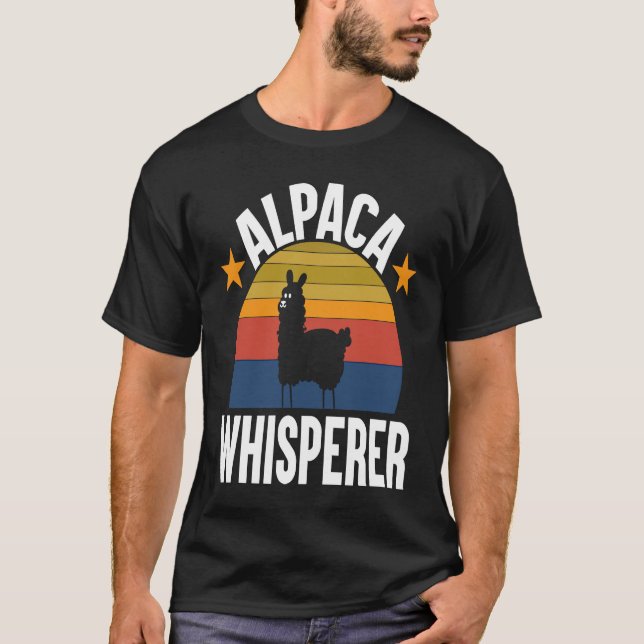Camiseta Alpaca Whisperer I Alpaca (Frente)