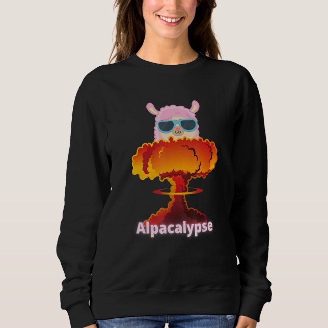 Camiseta Alpacalypse Llamageddon Weird Alpaca Llama (Frente)