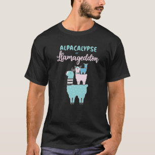 Camiseta Alpacalypse Ou Llamageddon Alpacas E Lhamas Tomar