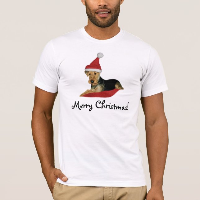 Camiseta alpargata natal “Airedale Terrier " (Frente)