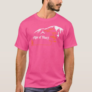 Camiseta Alpe D'Huez Cycling Impressão