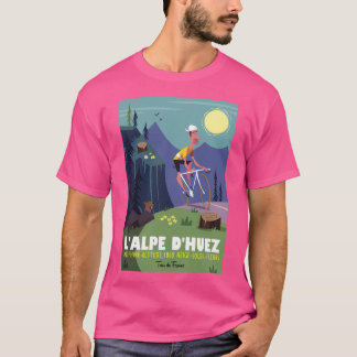 Camiseta Alpe D'Huez Cycling Poster