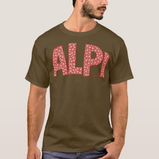 Camiseta Alpes italianos com neve