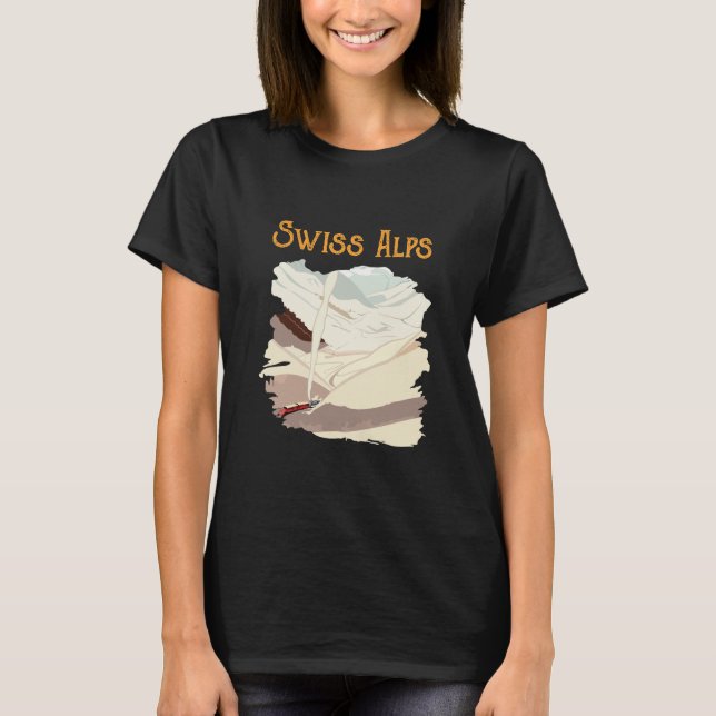 Camiseta Alpes suíços (Frente)