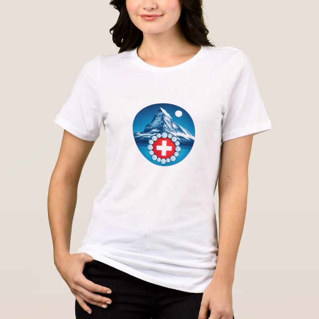 Camiseta Alpes Suíços - Matterhorn  (Frente)