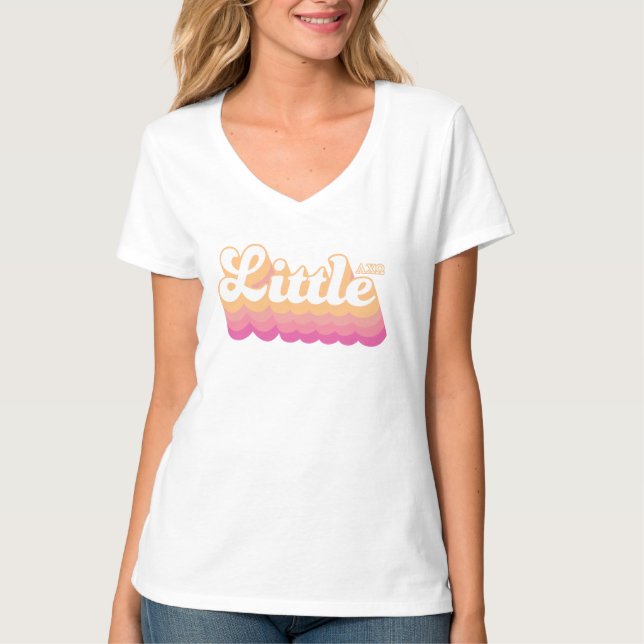 Camiseta Alpha Chi Omega| Pequeno (Frente)