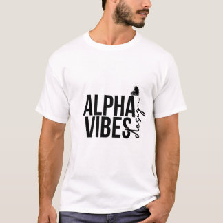 Camiseta Alpha Vibes T-Shirt#mansbasictshirt