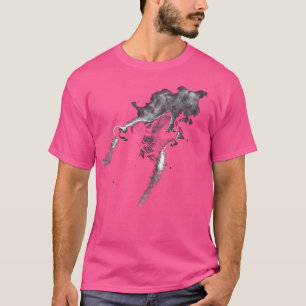 Camiseta Alpha Wolf Howling Para Lua Dark Fantasy Wolf Love