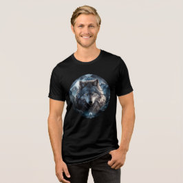 Camiseta Alpha Wolf in Ice Mountains Artwork
