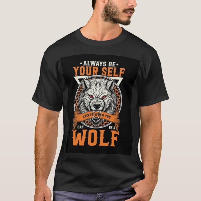 Camiseta Alpha Wolf Mindset: Unleash Your Inner Beast (Frente)