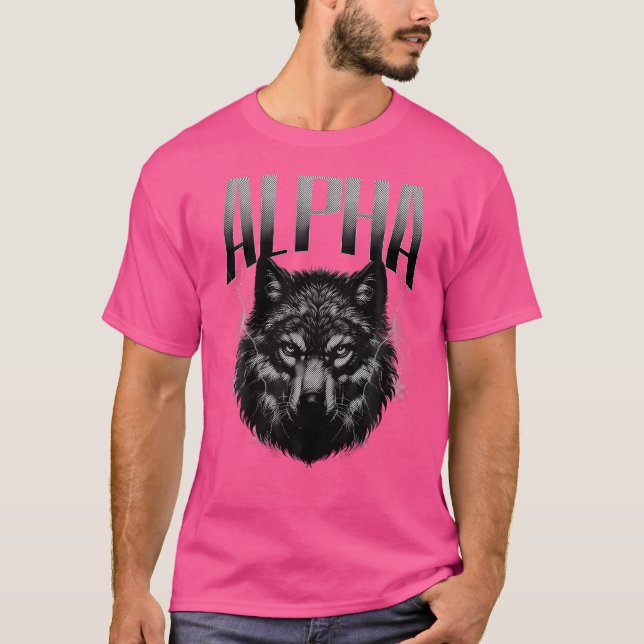 Camiseta Alpha Wolf Solte Seus Homens Líderes (Frente)