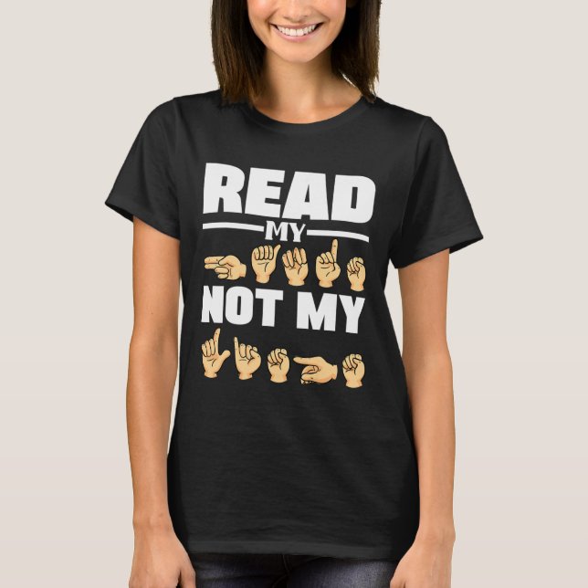 Camiseta Alphabet American Sing Language Asl Cote (Frente)