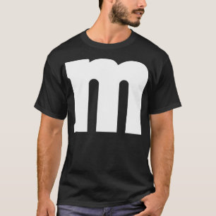 Camiseta Alphabet - Letra M minúscula m