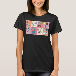Camiseta Alphabet Lore Abc Costume Para Meninos Que Corresp