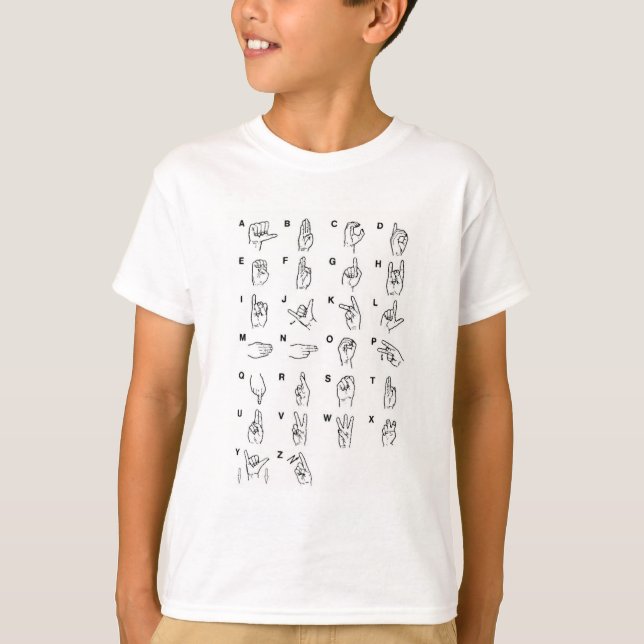 Camiseta Alphabet LSF (Frente)