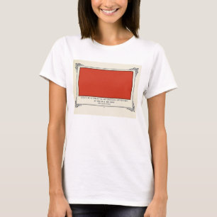 Camiseta Alphonse Allais, April Fools, Red, Abstrato Art