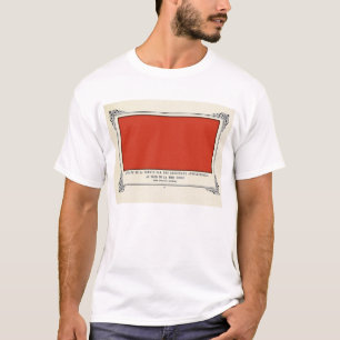 Camiseta Alphonse Allais, April Fools, Red, Abstrato Art