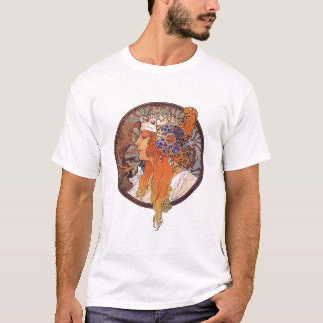 Camiseta Alphonse Mucha (Frente)