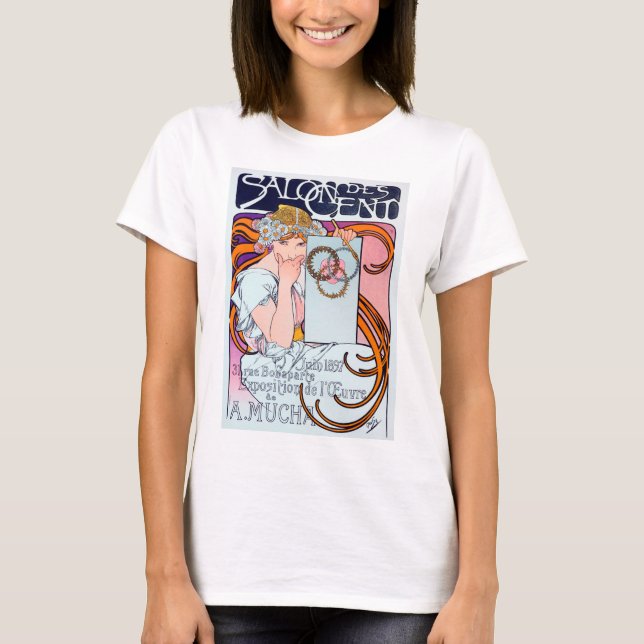 Camiseta Alphonse Mucha (Frente)